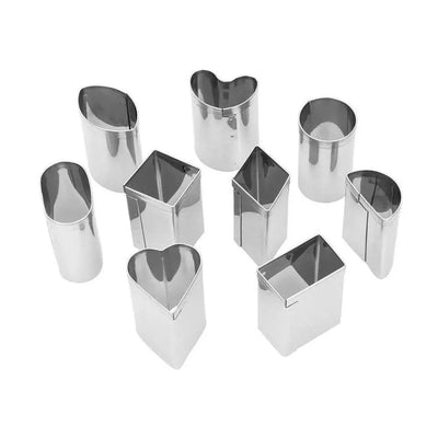 Schneider Stainless Steel 4 Patits Cutters Set of 9Pcs 3/5CM