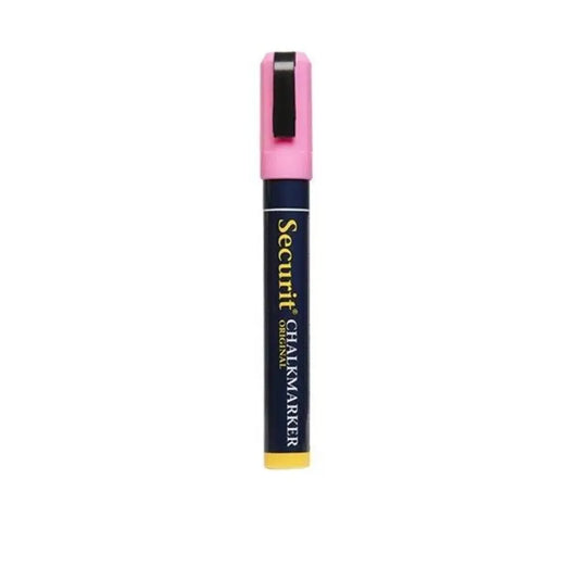 Securit SMA510-PI Liquid Chalk Marker Medium 2-6 mm Nib, Color Pink, Set of 3