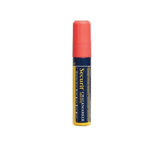 Securit SMA720-RD Liquid Chalk Marker Large 7-15 mm Nib, Color Red, Set of 3