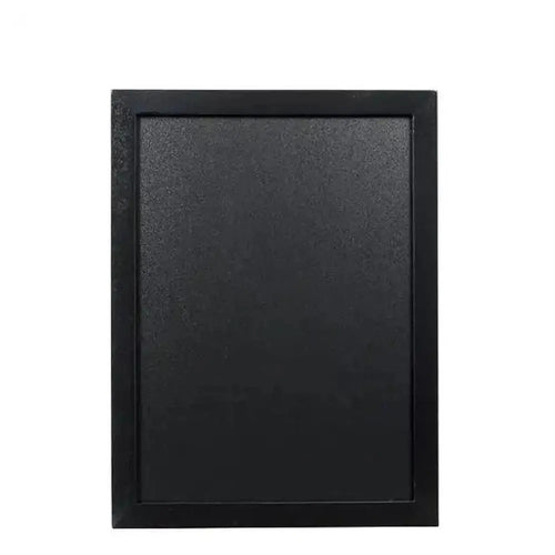 Securit® H 76.3 x W 56.5 cm, Universal Rectangular Chalkboard, Wooden Frame, Color Black