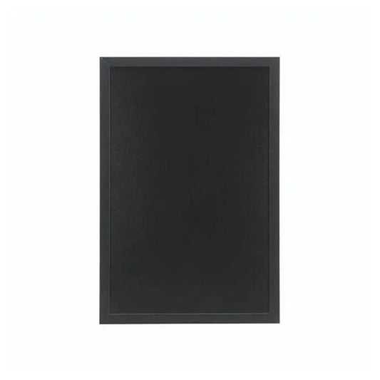 Securit® Wooden Wall Mounted Chalkboard Double Sided Surface H 60 x W 40 x D 1 cm Black