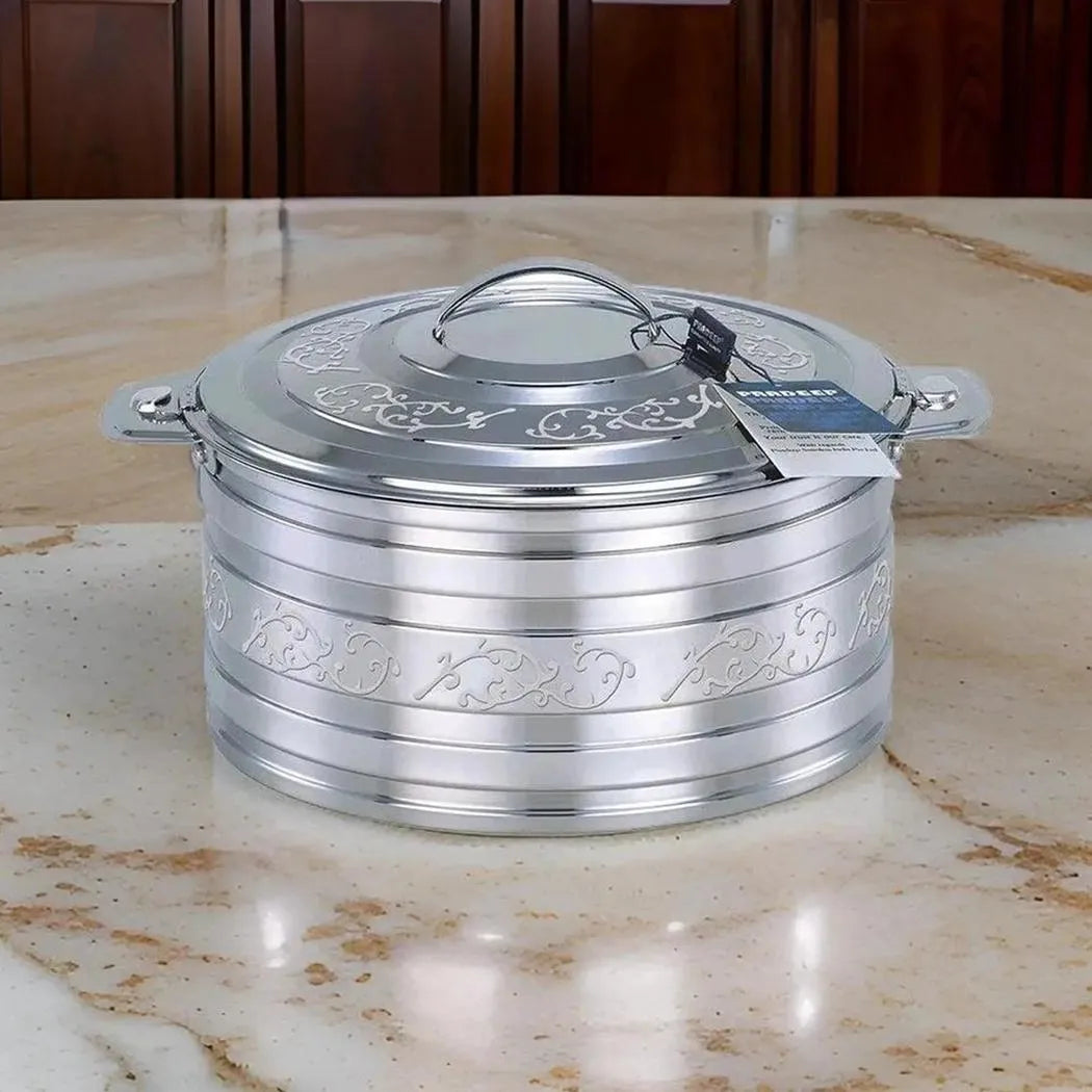 Shamma Stainless Steel Hot Pot Silver, 10000 ml