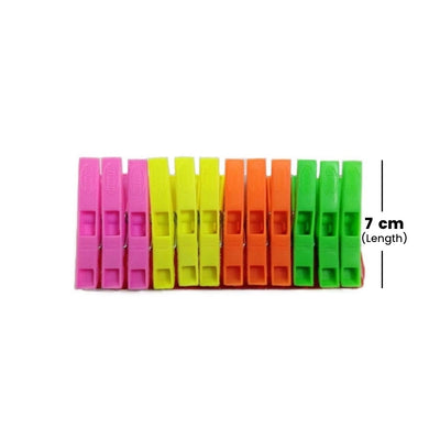 THS CT225 Plastic Cloth Pegs Coronet Multicolors