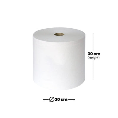 THS CX32318 Center Feed 2 Ply Hand Towel Rolls 135m