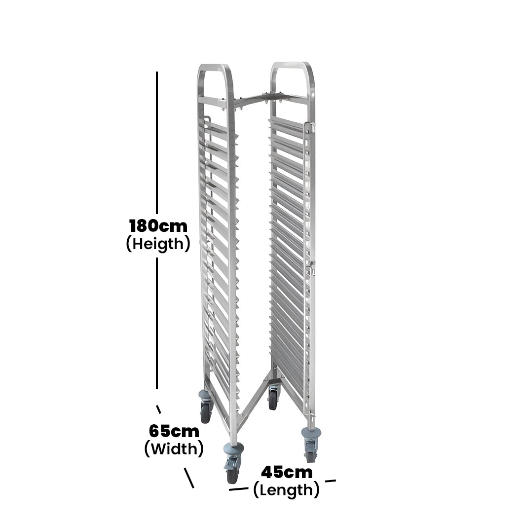 THS Multifunctional Tray Trolley, 15 Tray, 45 x 65 x 180 cm