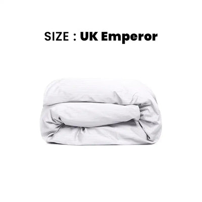 ths zen stripes uk emperor duvet cover white