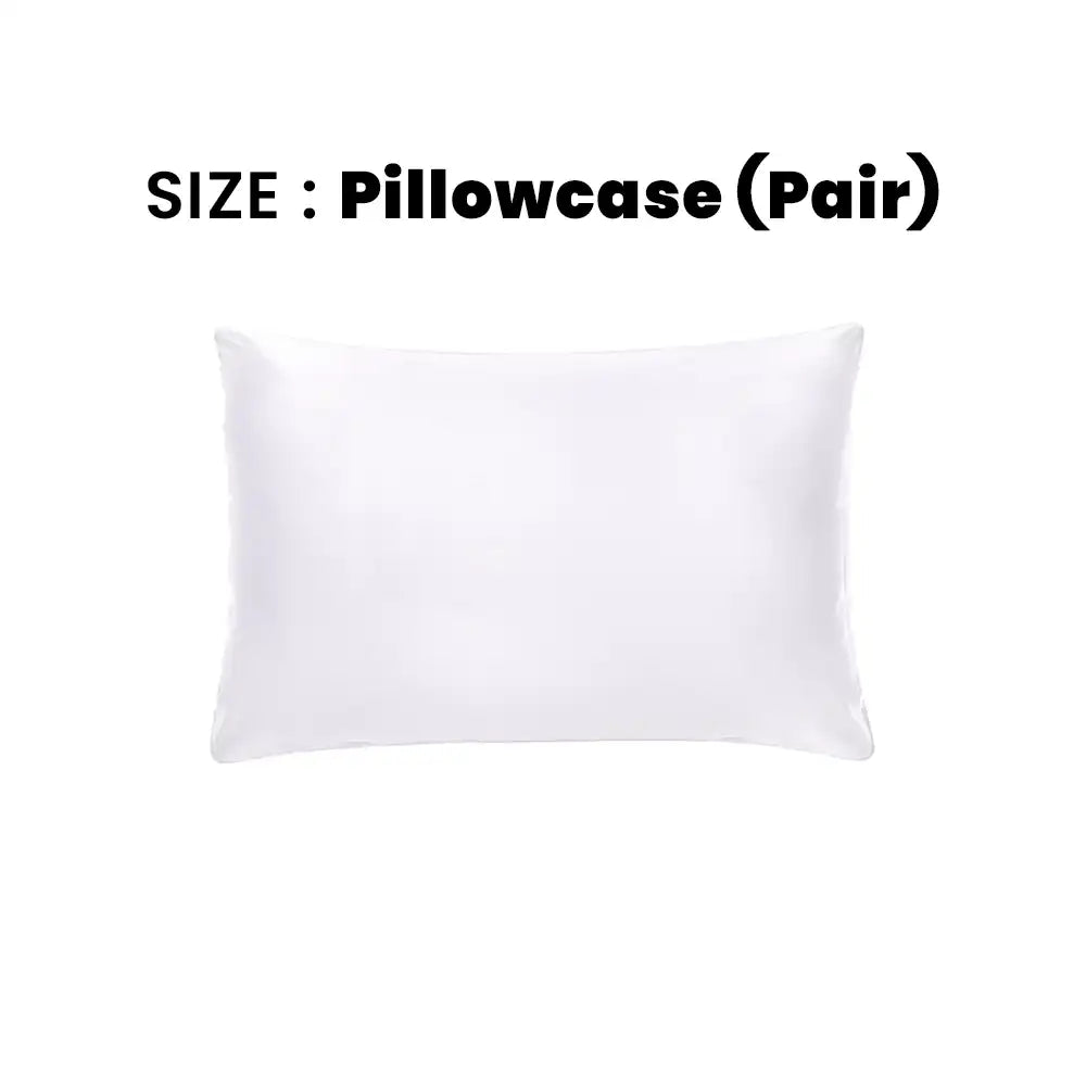 ths giza cotton pillowcase pair white