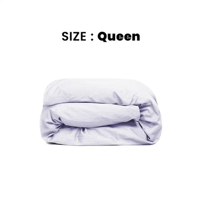 ths zen stripes queen duvet cover grey