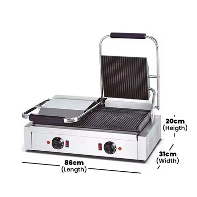 THS Electric Contact grill Double Head, 5.6 kW, 86 x 31 x 20 cm