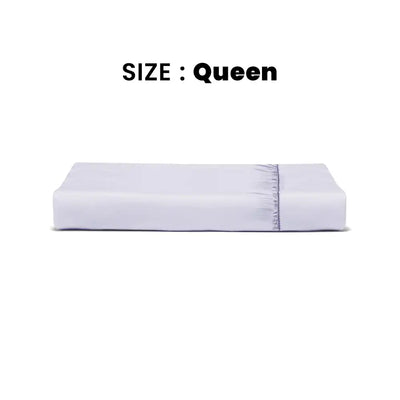 ths giza cotton queen fitted bed sheet grey