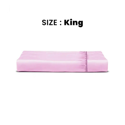 ths giza cotton king fitted bed sheet mauve