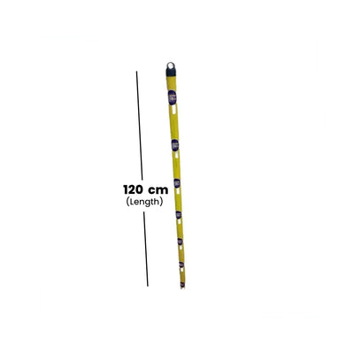 THS CJ999TH Yellow Plastic Coated Wooden Handle With Thread 120cm