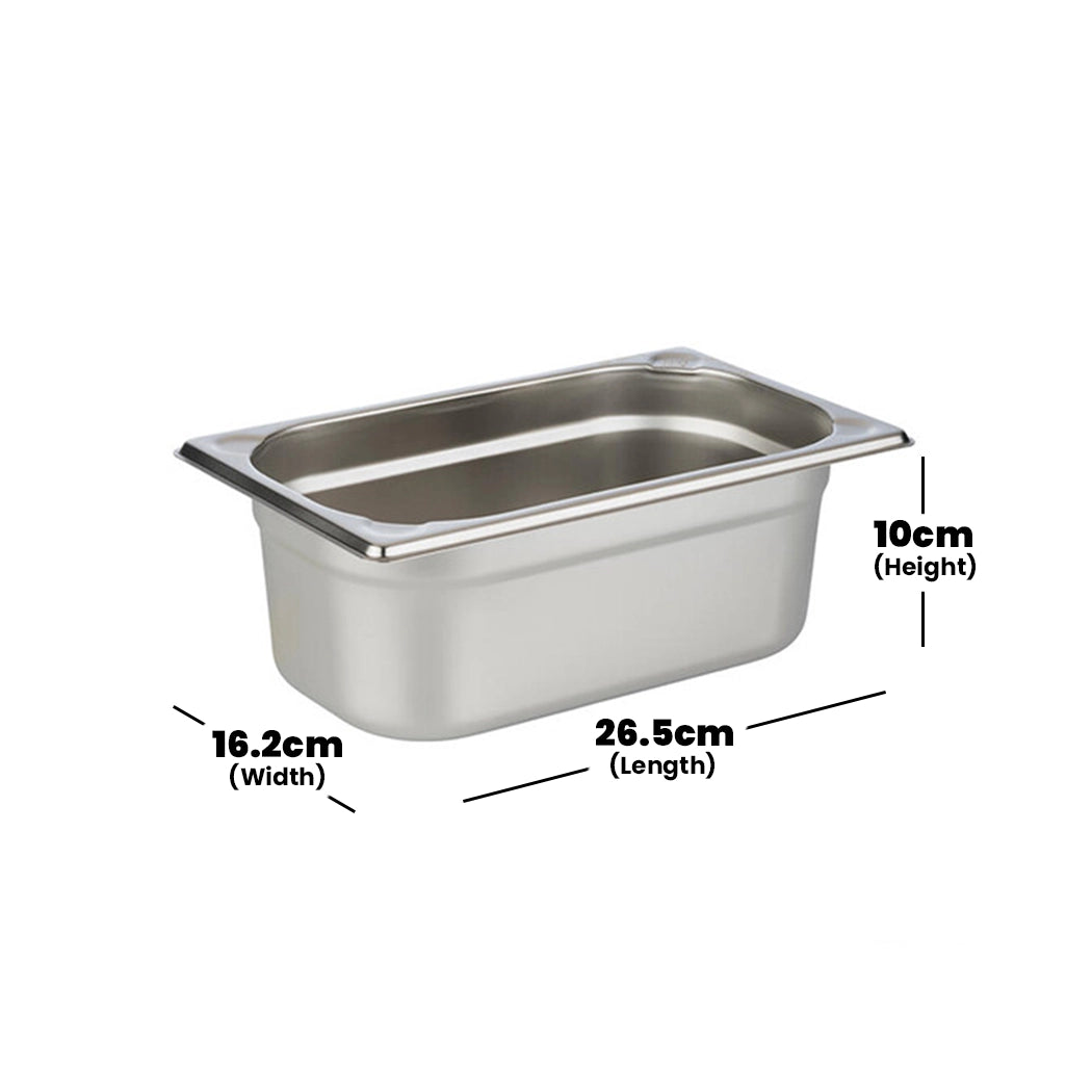 Viraj Stainless Steel GN 1/4 Pan Height 20CM