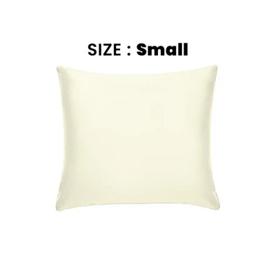 ths giza cotton small cushion cover ivory