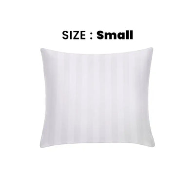 ths eternal stripes small cushion cover white