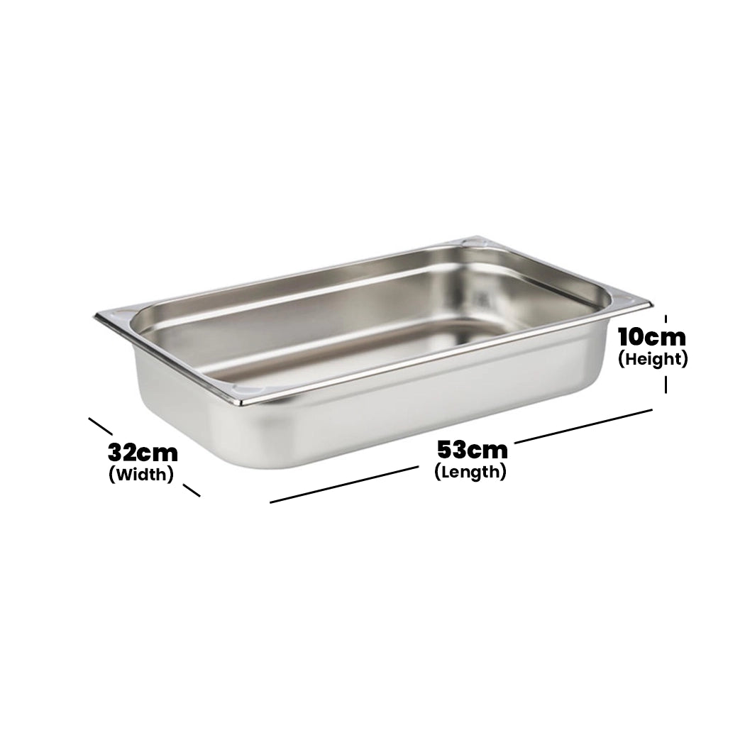 Viraj Stainless Steel GN 1/1 Pan With Lid