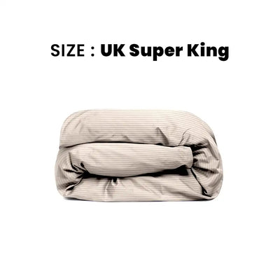 ths zen stripes uk super king duvet cover porpoise