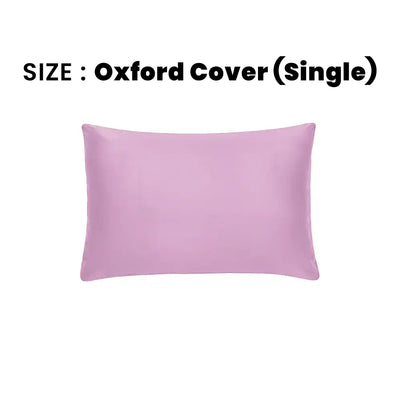 ths giza cotton single oxford pillow cover mauve