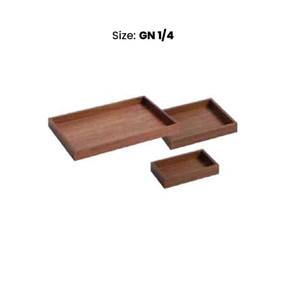 wundermaxx display tray walnut gn 1 4 h75mm