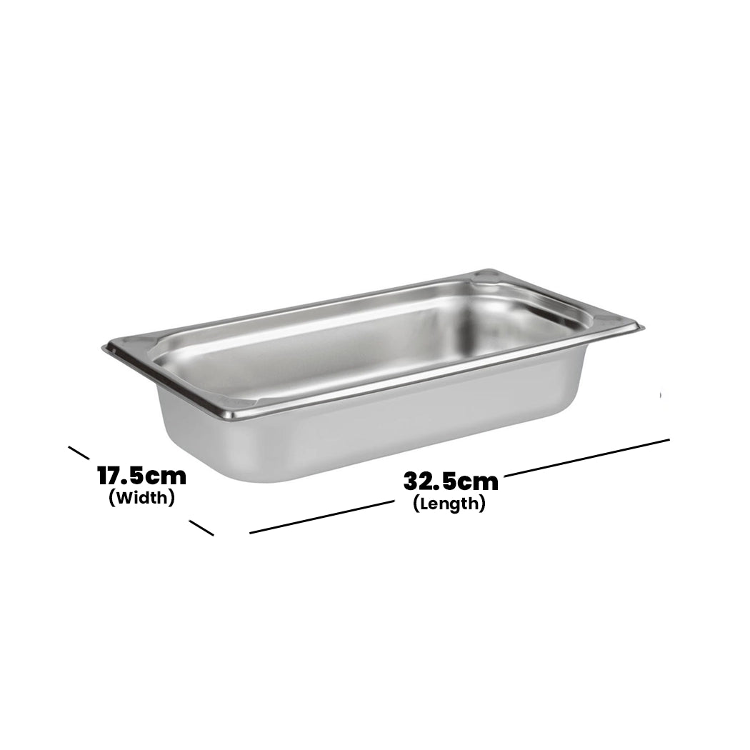 Viraj Stainless Steel GN 1/3 Pan, Height 6.5CM