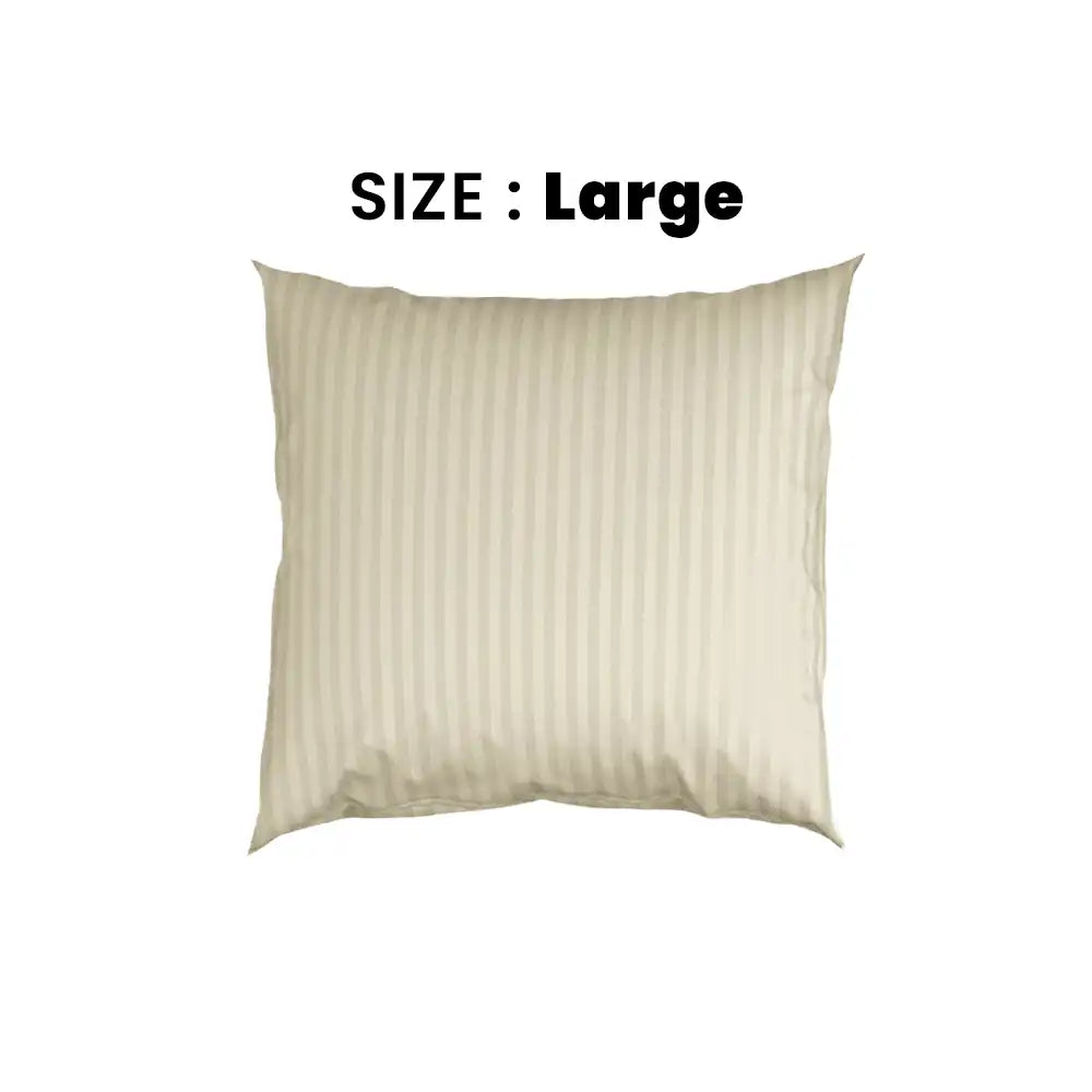 ths zen stripes large cushion cover beige