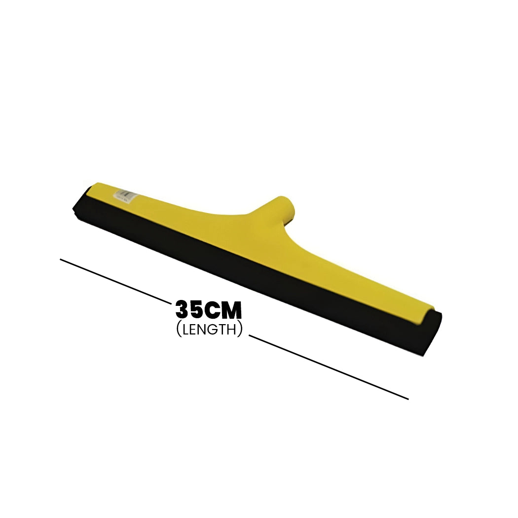 THS Plastic wiper single rubber, 35 cm, 12 pcs