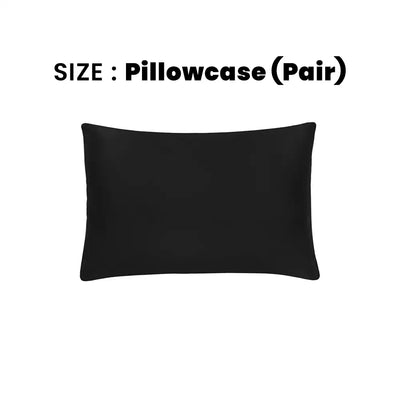 ths giza cotton pillowcase pair onyx