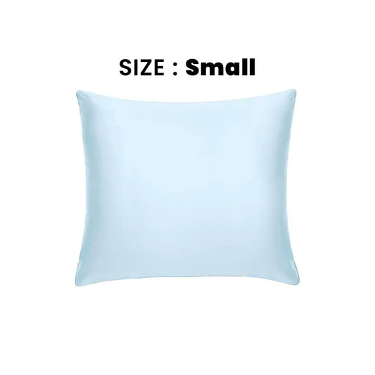 ths giza cotton small cushion cover baby blue