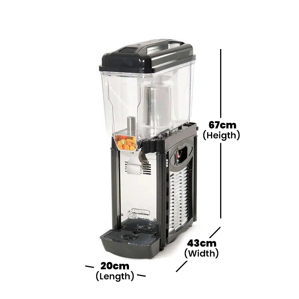 Cofrimell Juice Dispenser, 1 x 12 L, 280 W, 20 x 43 x 67 cm