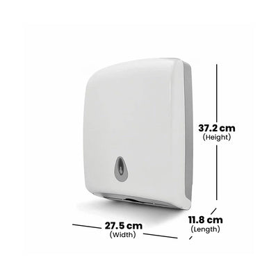 THS AZ1123WH White Multi Fold Paper Towel Dispenser