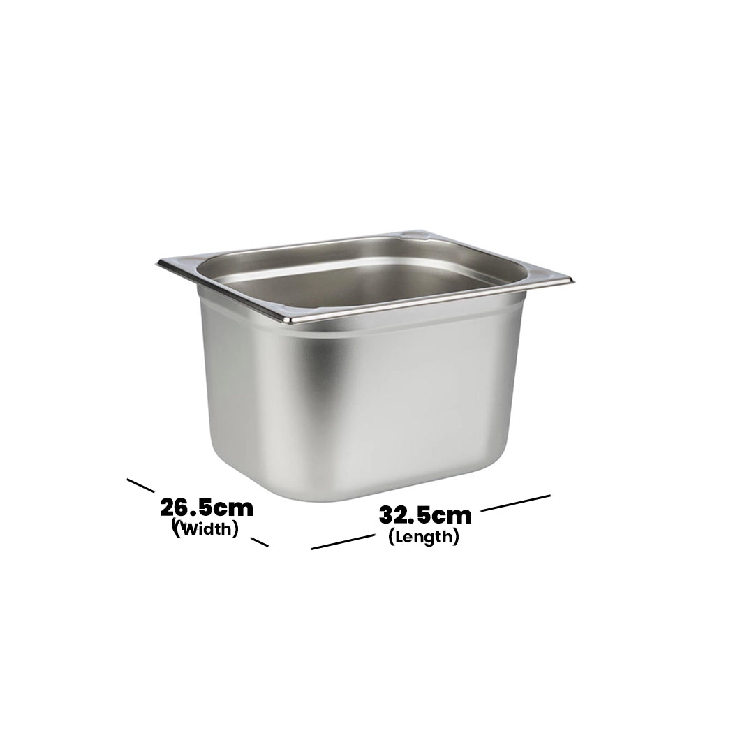 Viraj Stainless Steel GN 1/2 Pan, Height 10cm