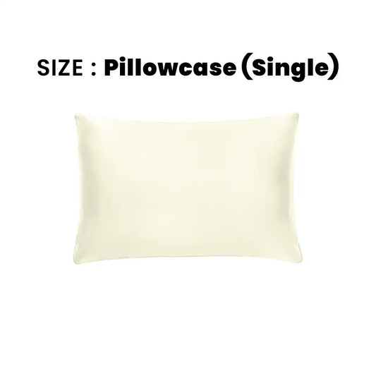 ths giza cotton single pillowcase ivory