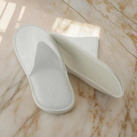 Slipper Napped Fabric Closed Slipper,29 cm, Eva Sole, 5mm, 100 Pcs