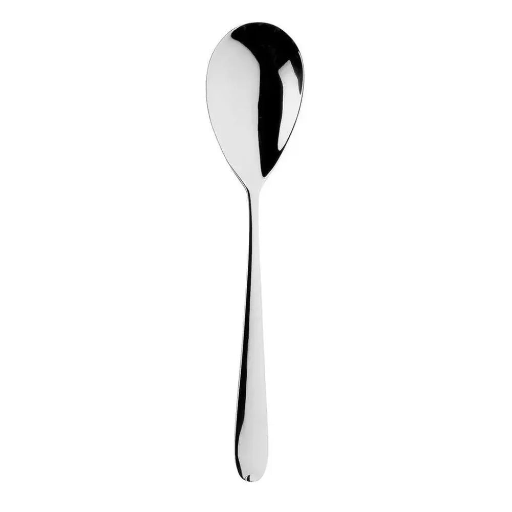 Sola Fleurie Salad Spoon Silver 18/10 Stainless Steel 3mm, Length 216mm - Pack Of 12