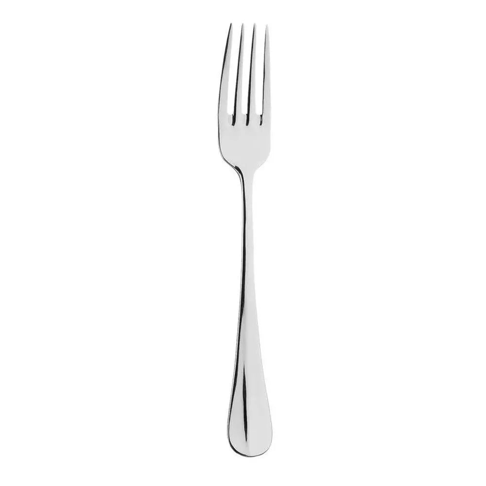 Sola Hollands Glad Dessert Fork Silver 18/10 Stainless Steel 3mm, Length 185mm - Pack Of 12