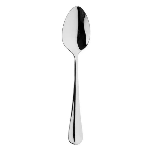 Sola Hollands Glad Dessert Spoon Silver 18/10 Stainless Steel 3mm, Length 184mm - Pack Of 12