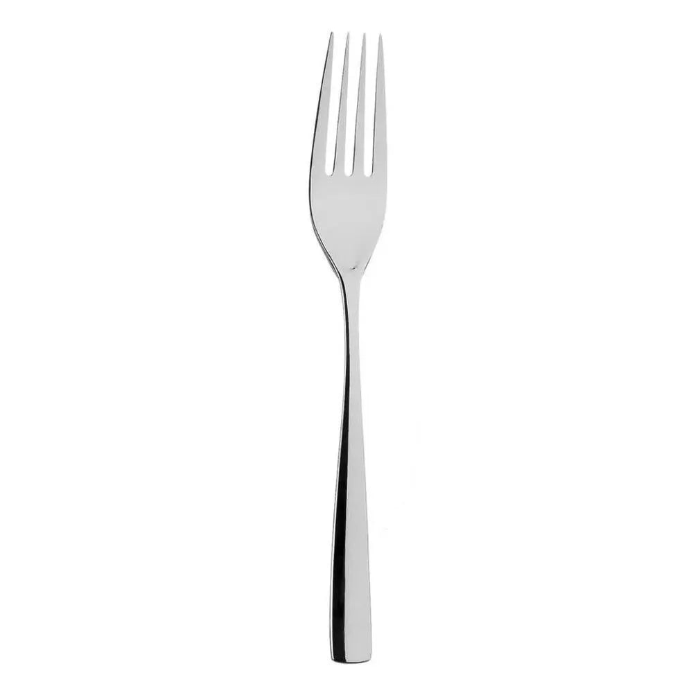 Sola Lotus Serving Fork Silver 18/10 Stainless Steel 3.5mm, Length 220mm - Pack of 12