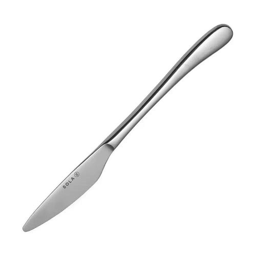 Sola Oasis Dessert Knife Silver 18/10 Stainless Steel 8.5mm, Length 193mm - Pack of 12