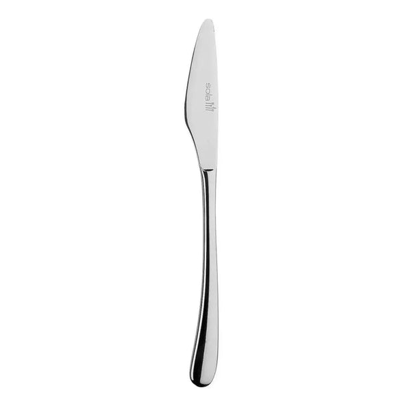 Sola Oasis Side Plate Knife Silver 18/10 Stainless Steel 7.5mm, Length 182mm - Pack of 12