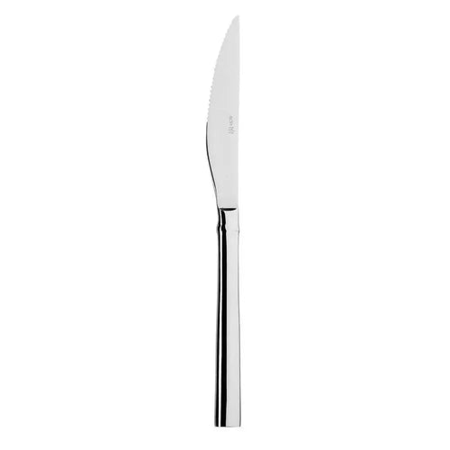 Sola Palermo Steak Knife Silver 18/10 Stainless Steel 9mm, Length 235mm - Pack of 12