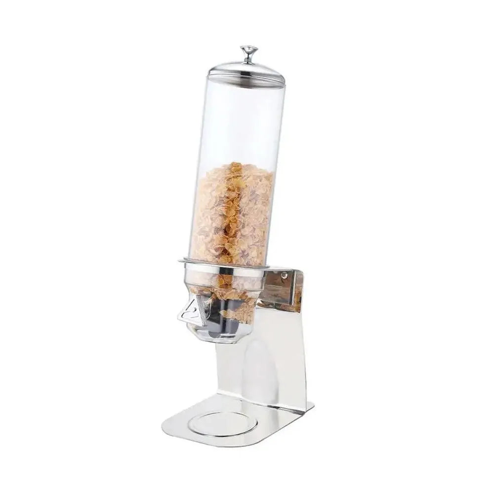 Sunnex Polycarbonate Cereal Dispenser with Steel Base Single, 4 Ltr