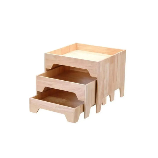 Sunnex Simlply Wooden 3 Tier Display Stand, 36 cm