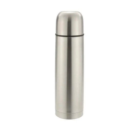 Sunnex Stainless steel Vacuum Flask Bullet Shape Silver, 1 Ltr