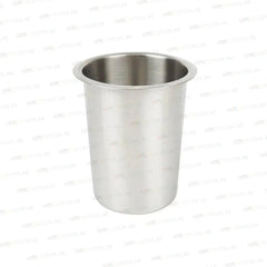 Tablecraft 10898 Stainless Steel Solid Flatware Cylinder, Ø 4 1/2" x H 5 1/2"