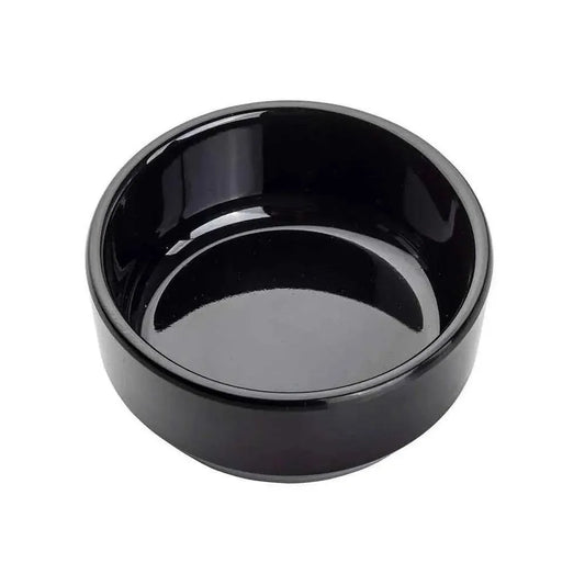 Tablecraft 10312BK melamine Round Mini Bowl 3 Oz, Black 8 x 8 x 3 cm