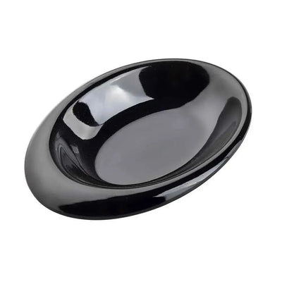 Tablecraft 10314BK melamine Oval Mini Bowl 1.5 Oz, Black 10 x 7 x 2 cm