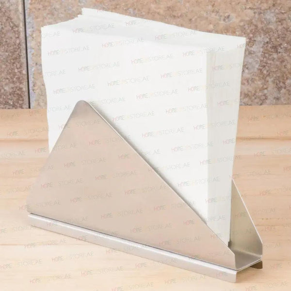 Tablecraft 222 Stainless Steel Napkin Holder, L 6.75" x W 1.125" x H 3.875" - HorecaStore