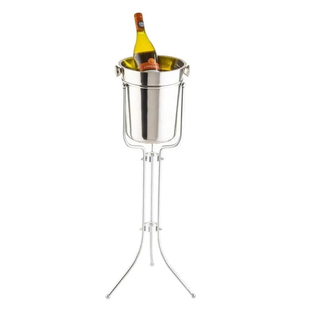 Tablecraft 5288 Stainless Steel Chrome Plated Bucket Stand, 76 x 19 x 2.54 cm