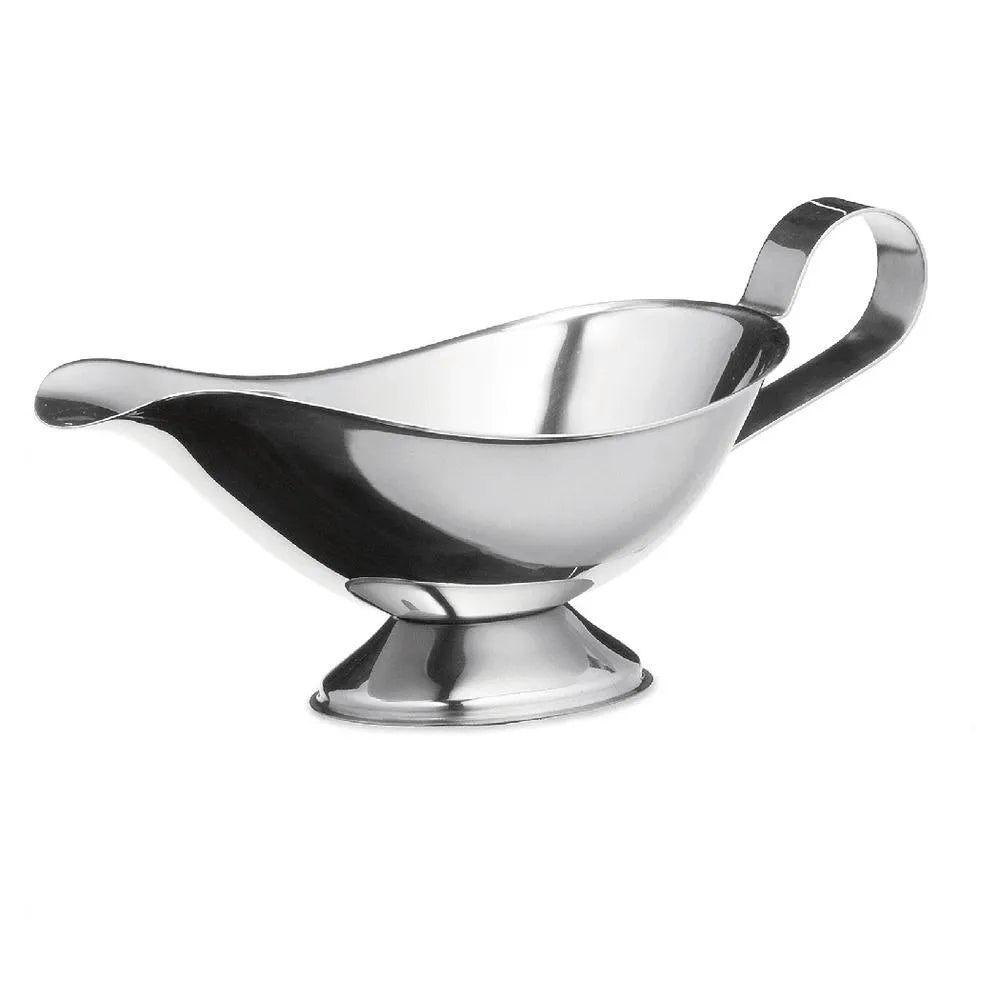 Tablecraft 7805 Stainless Steel Traditional Sauce Boat 17 x 8 x 8 cm