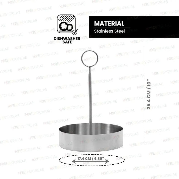 Tablecraft BRDIA679 Stainless Steel Condiment Rack, L 6.86" x W 6.86" x H 10" - HorecaStore